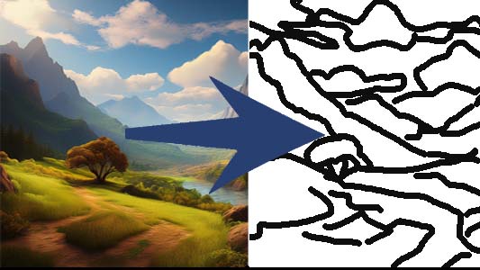 Turn a photo into a sketch